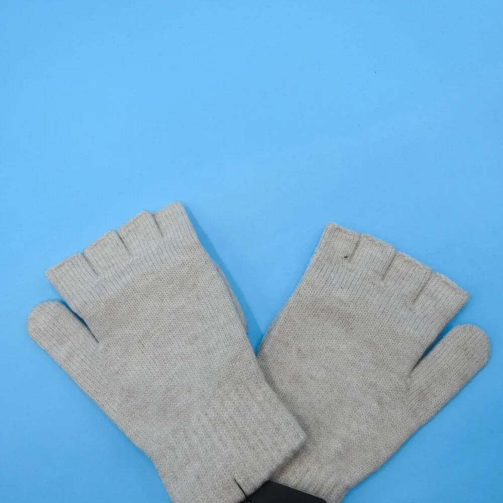 '47 Brand Michigan Wolverines Winter Gloves‎ Womens Beige Knit College Mittens